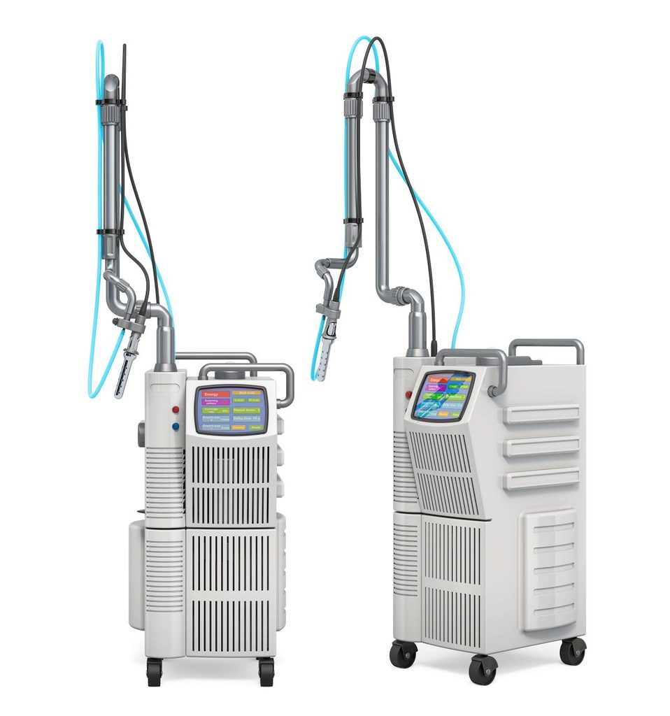 aparato de laser co2 usado en ginecología